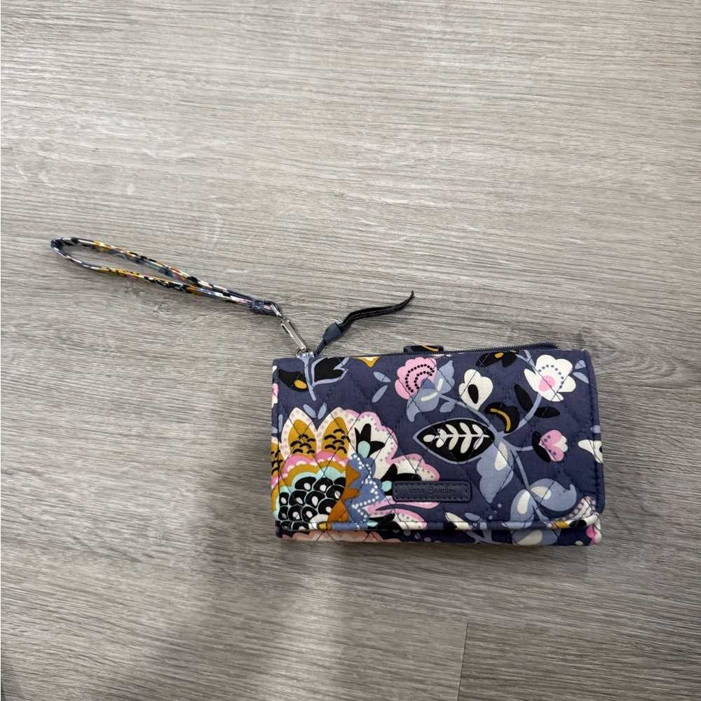 Vera Bradley Multicolor Floral Wristlet - Picture 1 of 4